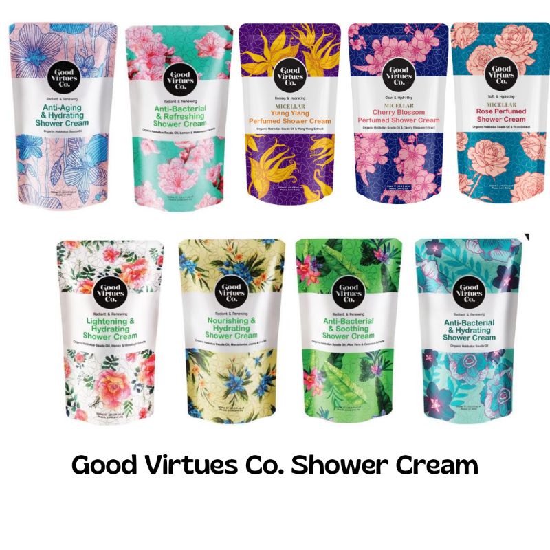 Good Virtues Co Shower Cream 550ml/ 600ml Shopee Malaysia