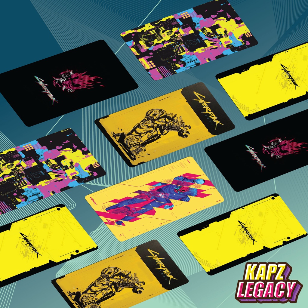 Cyberpunk Village | Anime | Credit Card Sticker | Credit Card Skin 