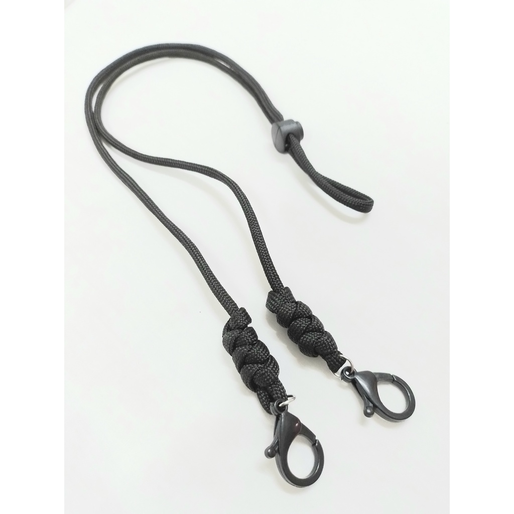 Paracord Mask Lanyard Adjustable Tali Mask Facemask Lanyard Shopee