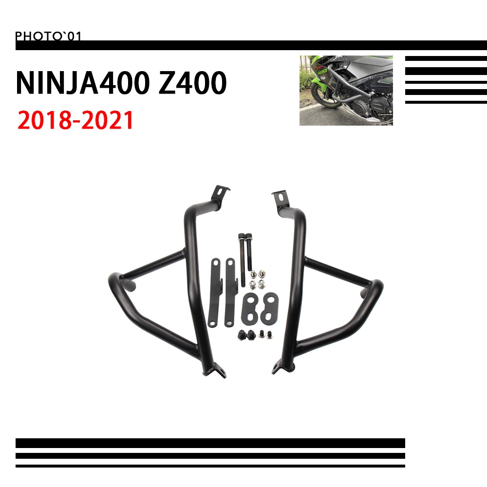 PSLER For NINJA400 NINJA 400 Z400 Engine Guards Crash Bar 2018 2019