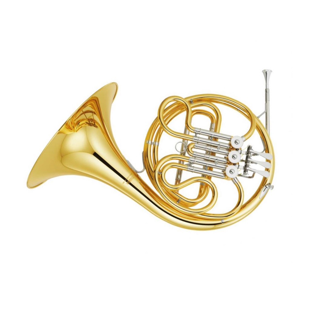 Yamaha YHR-314 Student Single French Horn (Clear Lacquer Finish - Fixed ...