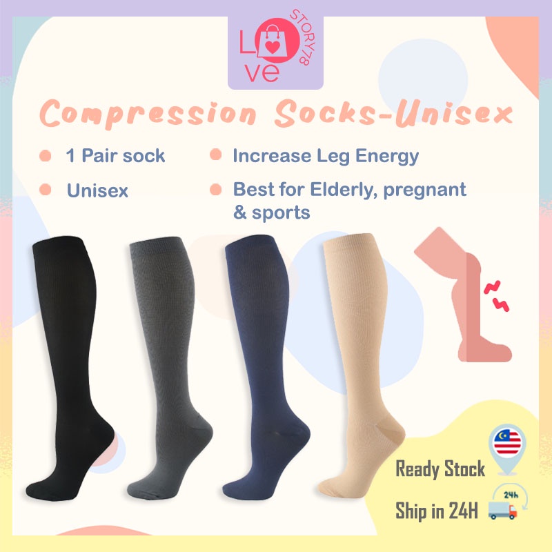 LoveStory Compression Socks Health Socks Stokin Pantang Mengandung ...