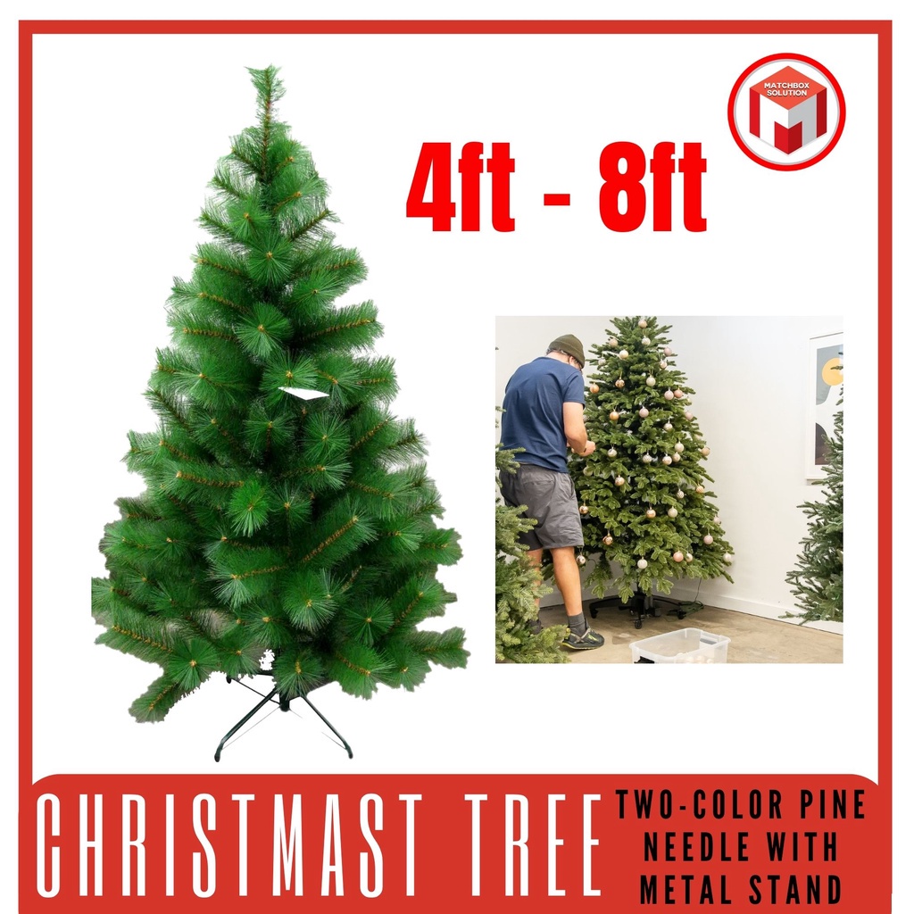 pokok Krismas 4FT/5FT/6FT/7FT Christmas tree christmas tree decor ...