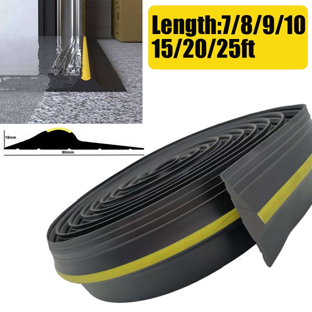 Universal Garage Door Bottom Threshold Seal Strip Weatherproof DIY Seal