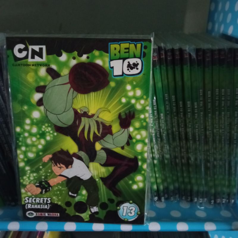 Comic BEN 10 COLORS BEN 10 ALIEN FORCE SEASON 123 | Shopee Malaysia