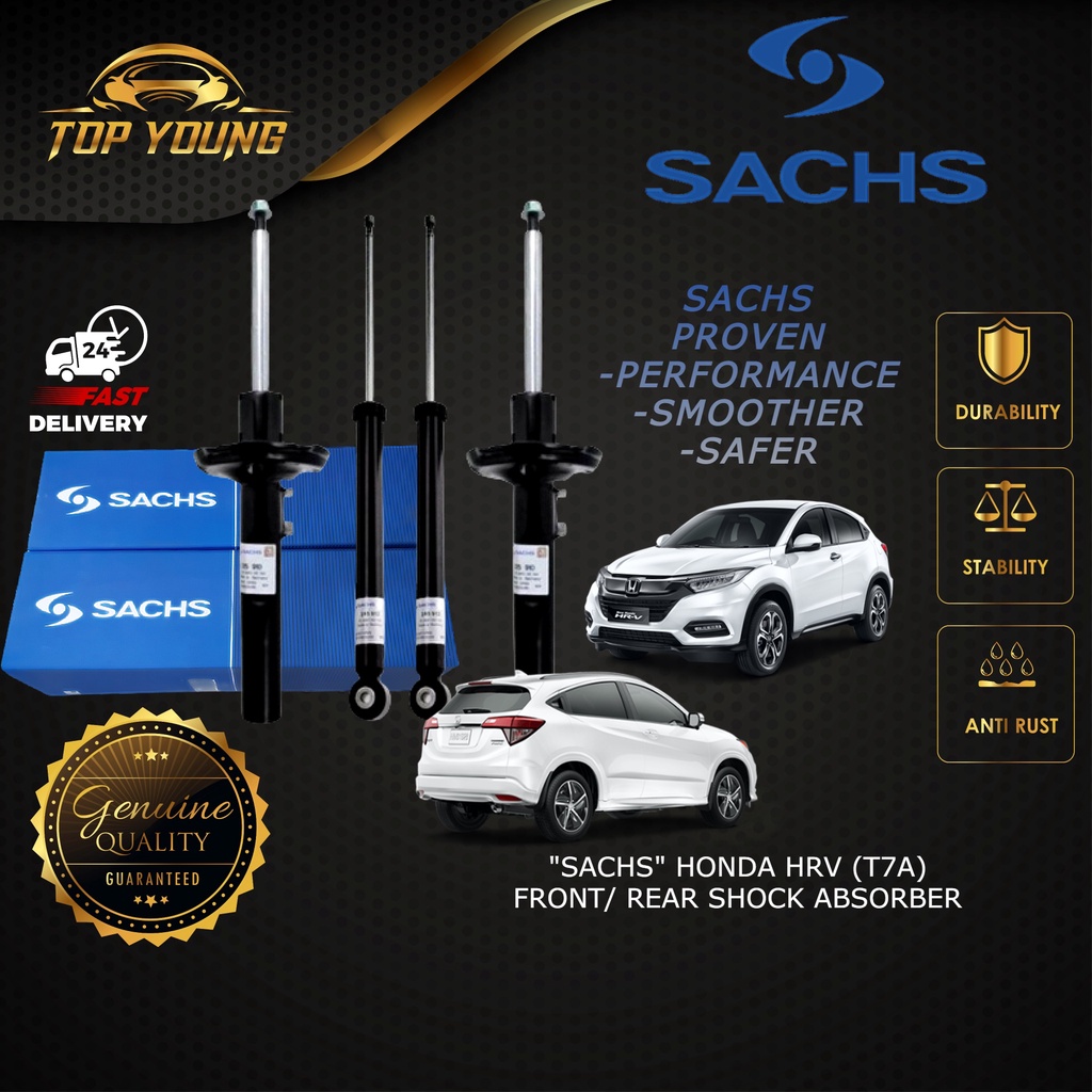 SACHS HONDA HRV (T7A) SHOCK ABSORBER (FULL SET) FRONT OR REAR ORIGINAL ...
