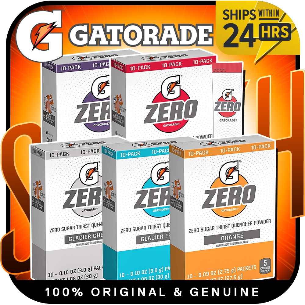 Gatorade G Zero Powder 1 sachet Fruit Punch / Grape / Glacier Freeze
