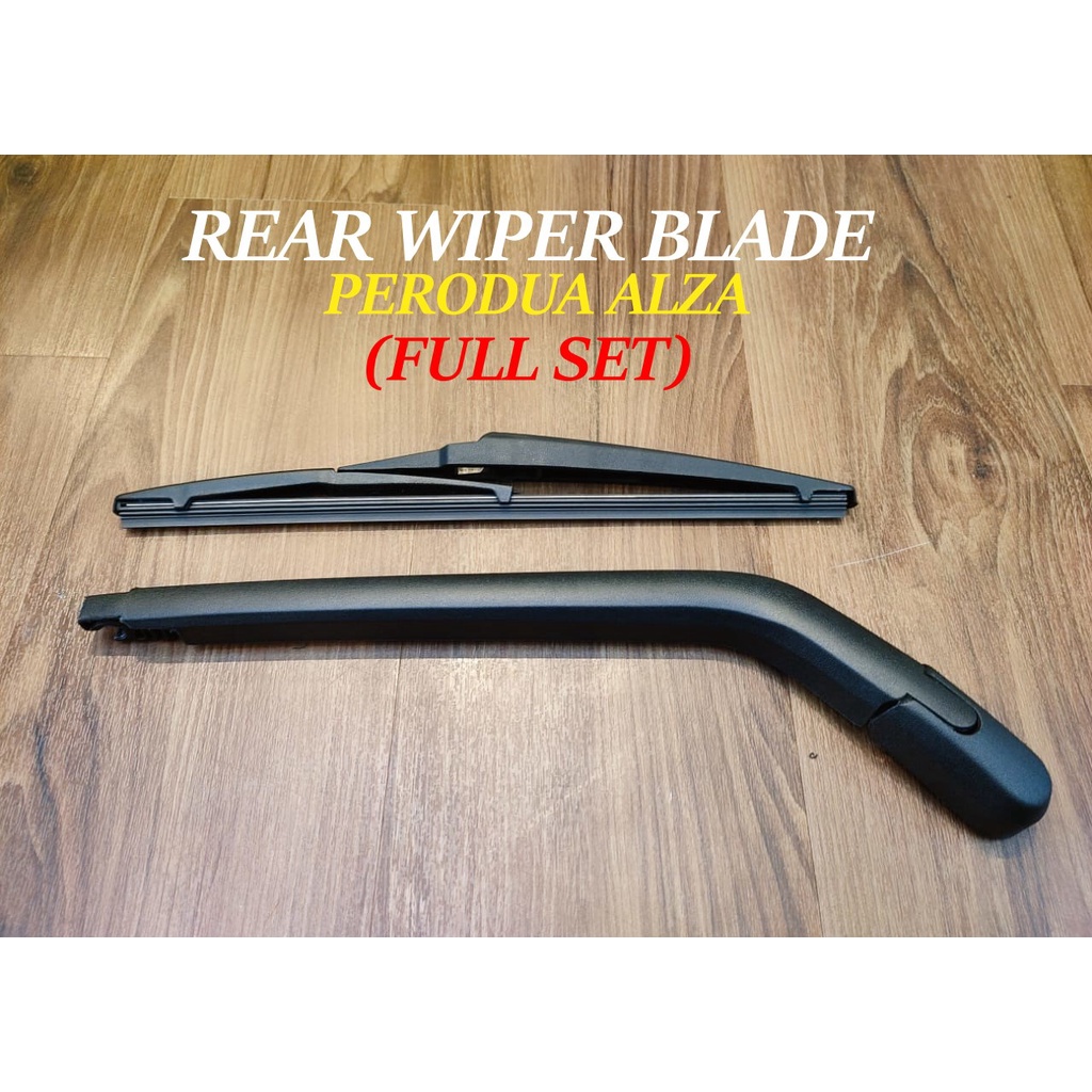 PERODUA ALZA FULL SET REAR WIPER Wiper Blade with Wiper Arm Rear ...