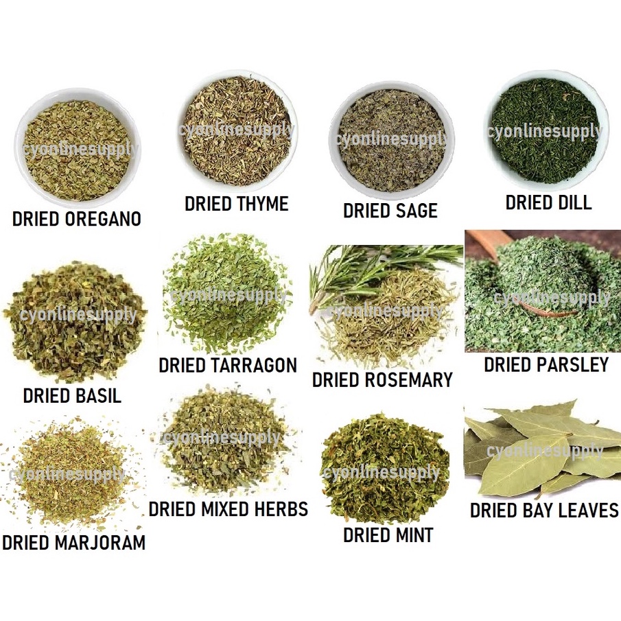 HALAL DRIED PARSLEY 1KG DRIED OREGANO 1KG DRIED ROSEMARY DRIED BAY LEAVES DRIED THYME DRIED