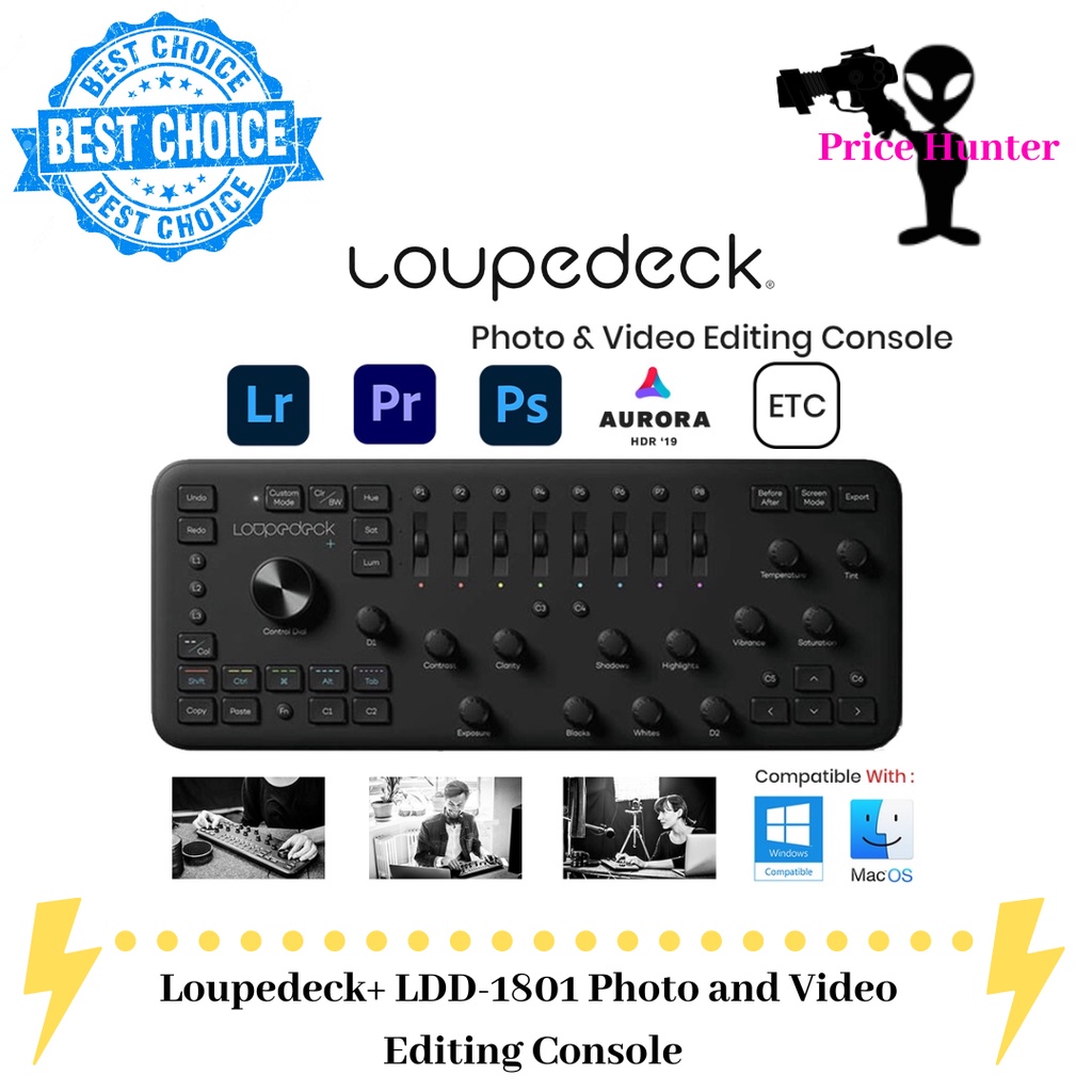 Loupedeck+ LDD-1801 Photo and Video Editing Console | Shopee Malaysia