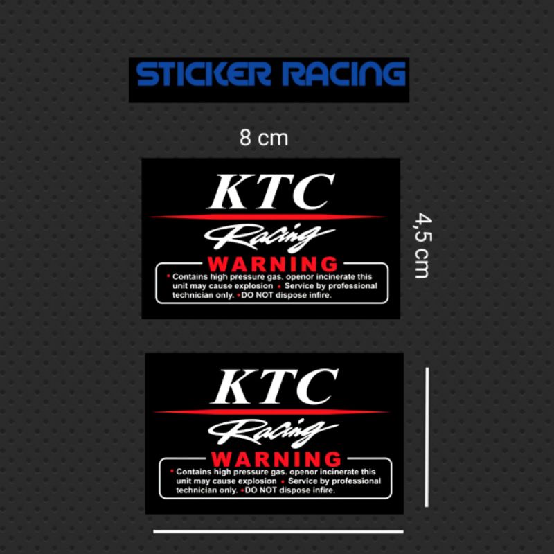 Pcs Ktc Shock Stickers Shopee Malaysia