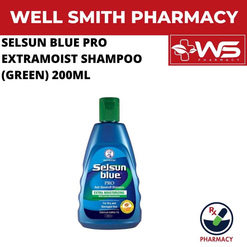 SELSUN BLUE PRO EXTRAMOIST SHAMPOO (GREEN) 200ML | Shopee Malaysia