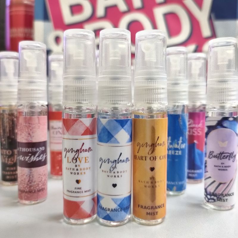 Original bath and body works malaysia repack 5ml shopee malaysia