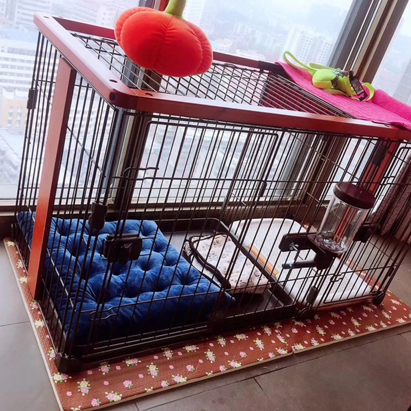 HPDog Crate with Toilet Kennel Small Medium Large Dog Extra Large