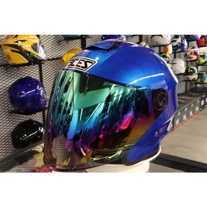 🔥 Helmet Aces R1 Murah With Visor Rainbow 👍🏻 CkPart 🔥 | Shopee Malaysia