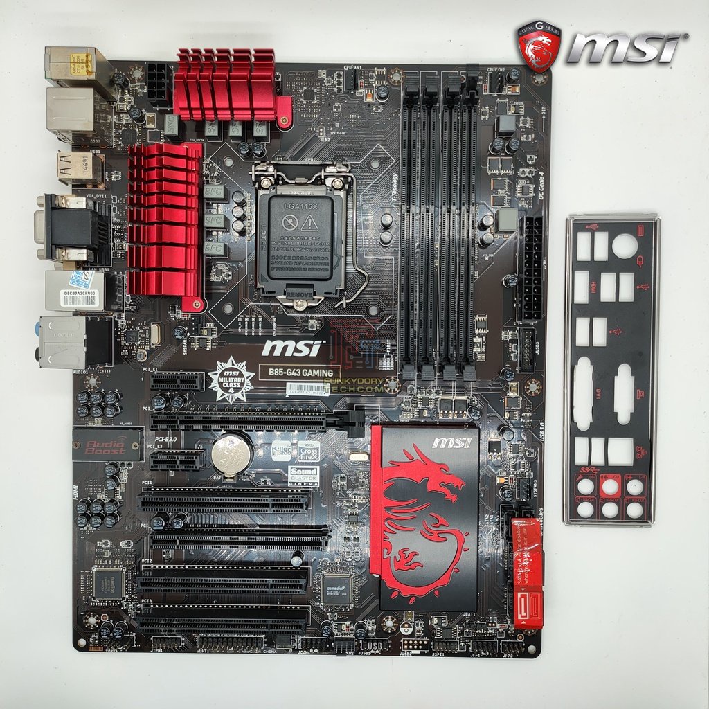 MSI B85-G43 GAMING ATX LGA1150 Motherboard | Shopee Malaysia