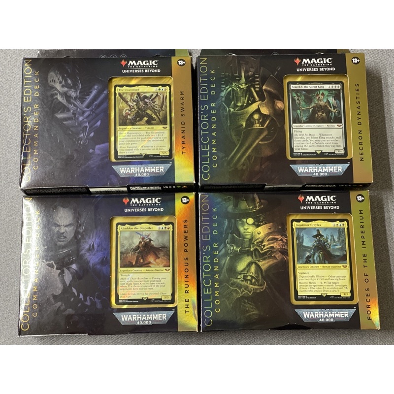 (seal) warhammer 40k collector precon deck full set | Shopee Malaysia