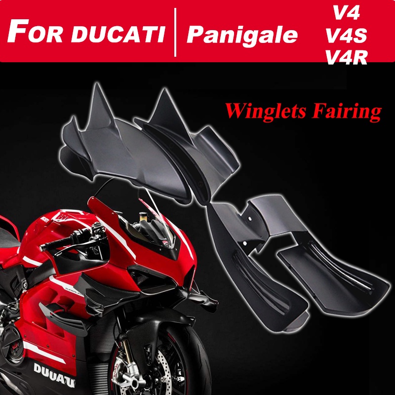 Motorcycle Winglets Aerodynamic Wing Kit Spoiler Accessories for Ducati