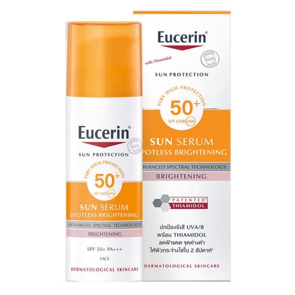 EUCERIN Sun Serum Spotless Brightening / Sun Fluid Photoaging control ...