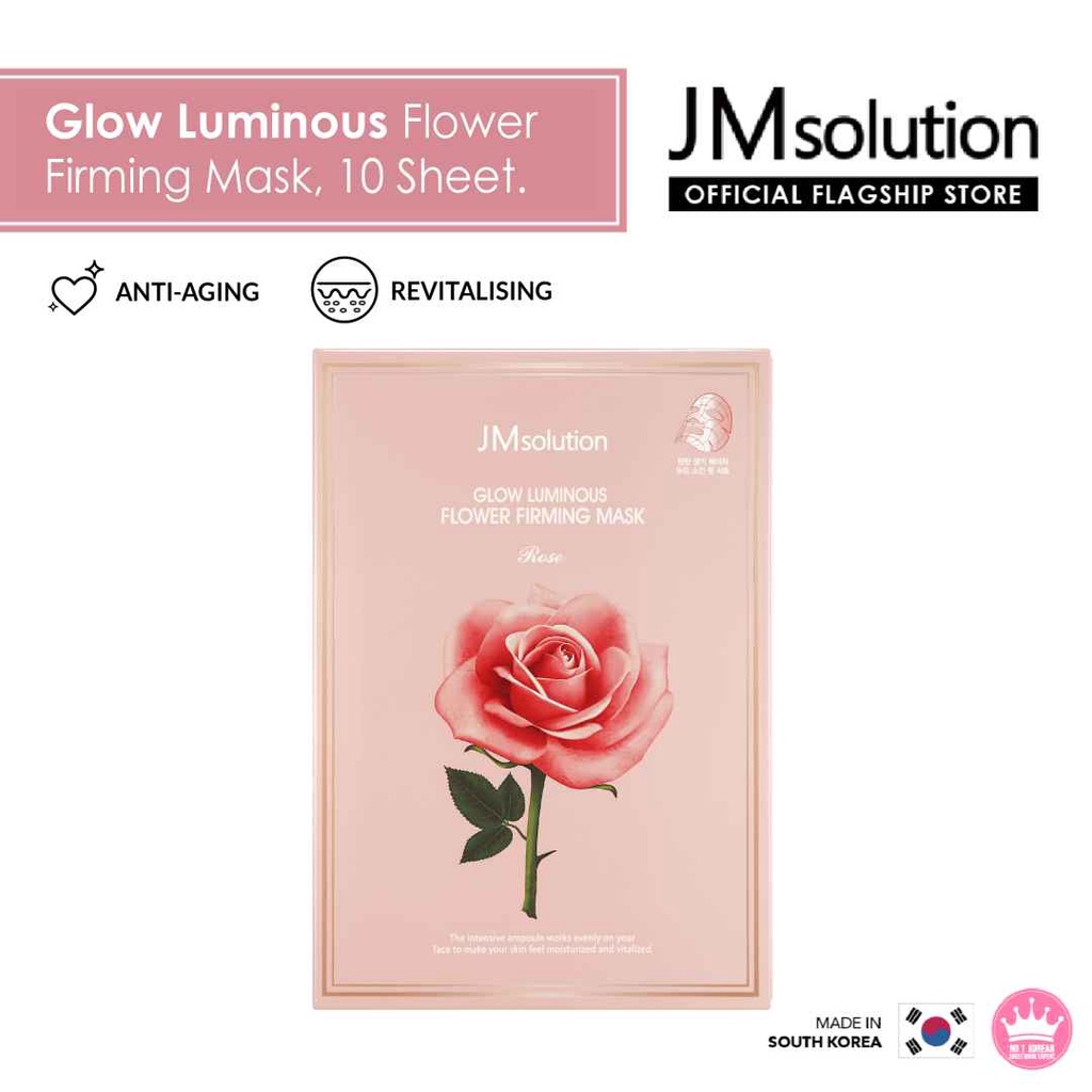 JMsolution GLOW LUMINOUS FLOWER FIRMING MASK 10S | Shopee Malaysia