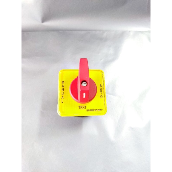 Salzer 1 pole auto off manual test duty selector switch / Salzer 1 pole 0 1 2 3 / Open