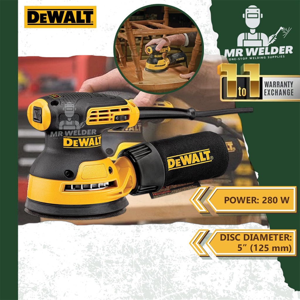 DEWALT DWE6423 Orbital Sander Random / 125mm Sanding Machine Electric