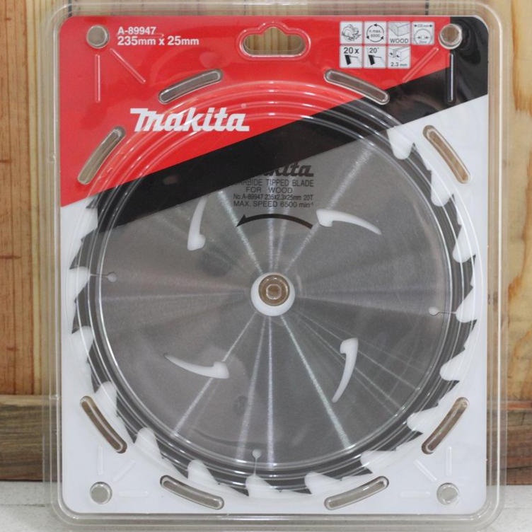 Makita Tct Circular Saw Blade A-89947 ( 235X25Mm, 20 Teeth , 4Z ...