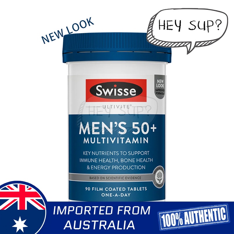 Swisse Men's Ultivite 50+ Multivitamin 90 Tablets | Shopee Malaysia