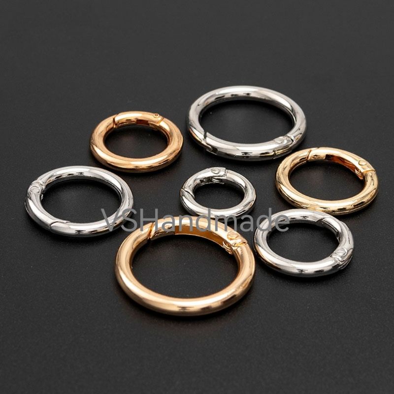Open O Ring Spring Buckle 1pcs Size by the Inner Ring Gantung Kunci ...