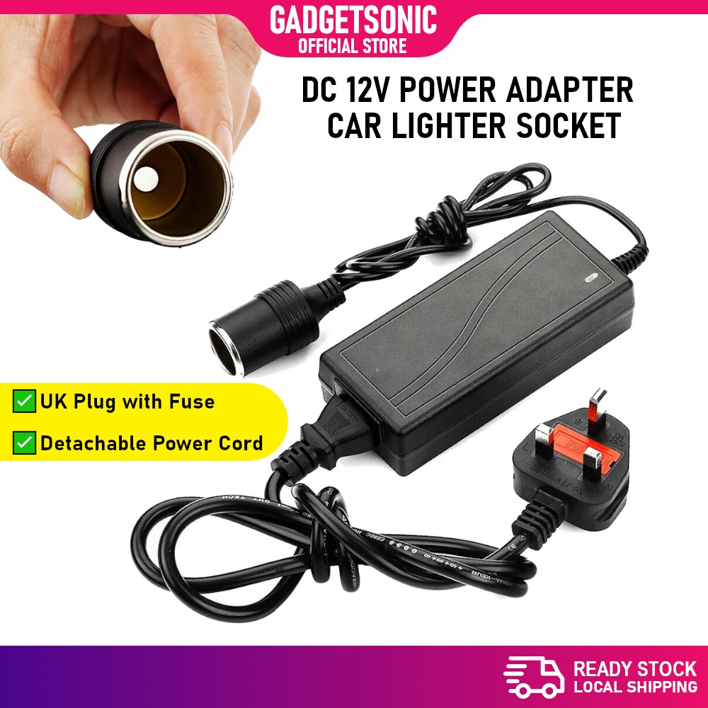1pcs Ac Power Converter Dc 110v 220v To 12v 5a Car Cigarette Lighter  Charger Socket For Car Vacuum Cleaner Refrigerator Adapter