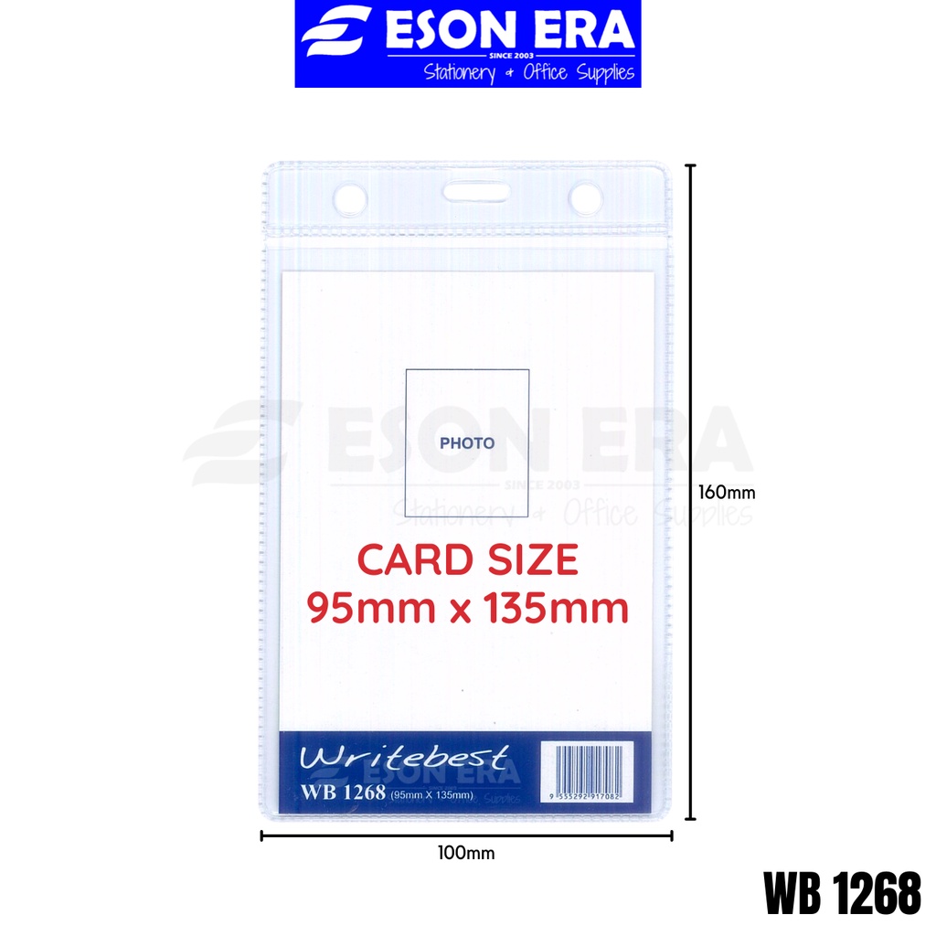 PVC Name Badge Hoder ID Holder Name Holder Writebest IC Holder Card