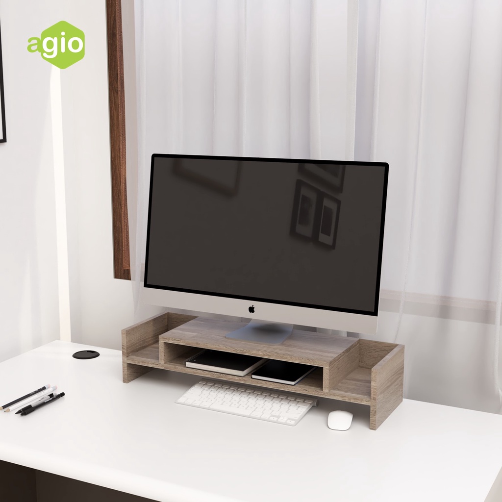 Oggi - Storage Rack/Monitor Stand Riser/Desk Shelf/Agio Alpha Storage ...