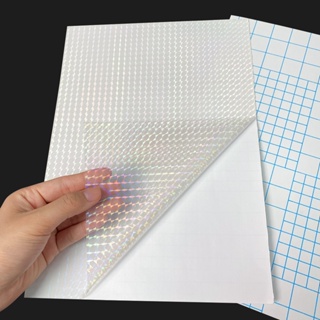 10 Sheets Self Adhesive Cold Laminated Film A4 Paper Transaprent Laminated  Sheets Sticker Paper Overlay Laminating Foil A4 Size