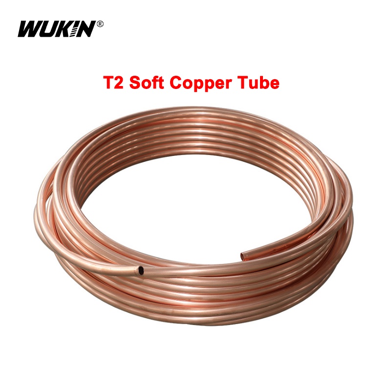 1Meter 99.9 T2 Copper Tube Pipe Copper Tubing Coil Tube Thickness 0.5