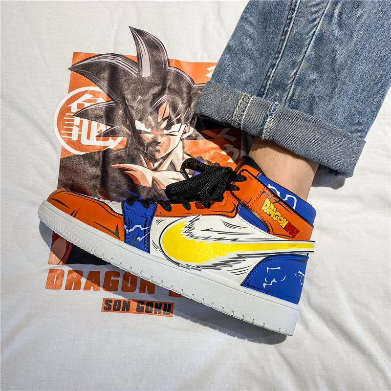 Goku Chico Dragon Ball Z Anime Air Jordan Sneaker2021 Shoes