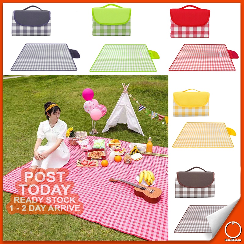 𝐎𝐗𝐅𝐎𝐑𝐃 𝐂𝐋𝐎𝐓𝐇 Extra Large 200 x 200cm Waterproof Picnic Mat Portable