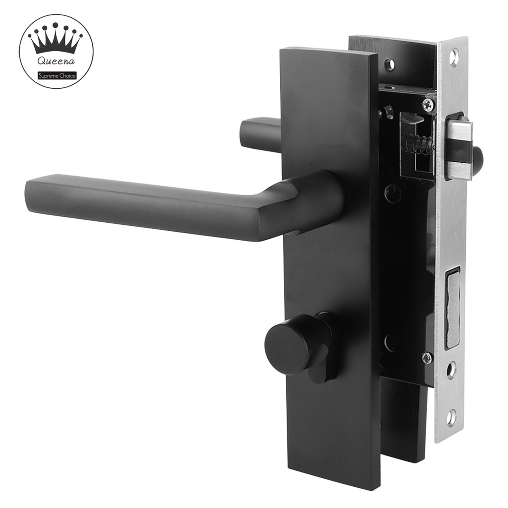 Space Aluminum Bedroom Door Lock Home Security Handle With Keys Screw