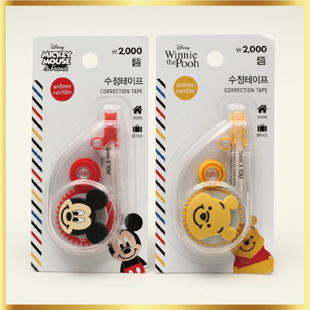 Disney Winnie the Pooh & Mickey Mouse Correction Tape (5mm X 10m