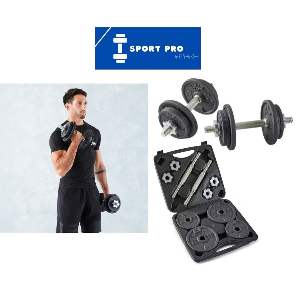 Dumbbell outlet set decathlon