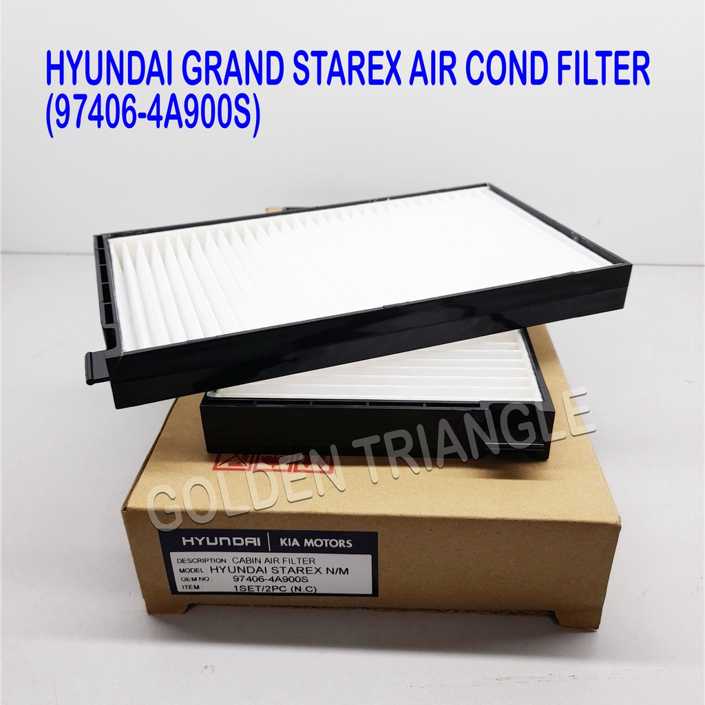 HYUNDAI GRAND STAREX AIR COND FILTER - 1 SET @ 2 PCS (97406-4A900S ...