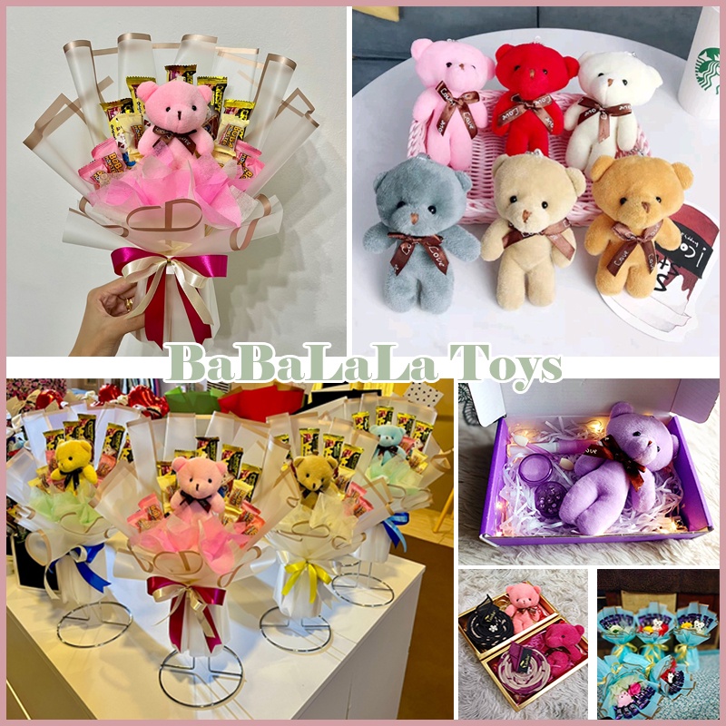 teddy bear doll Keychain bear kecil comel murah Mini Bear Plush Toy