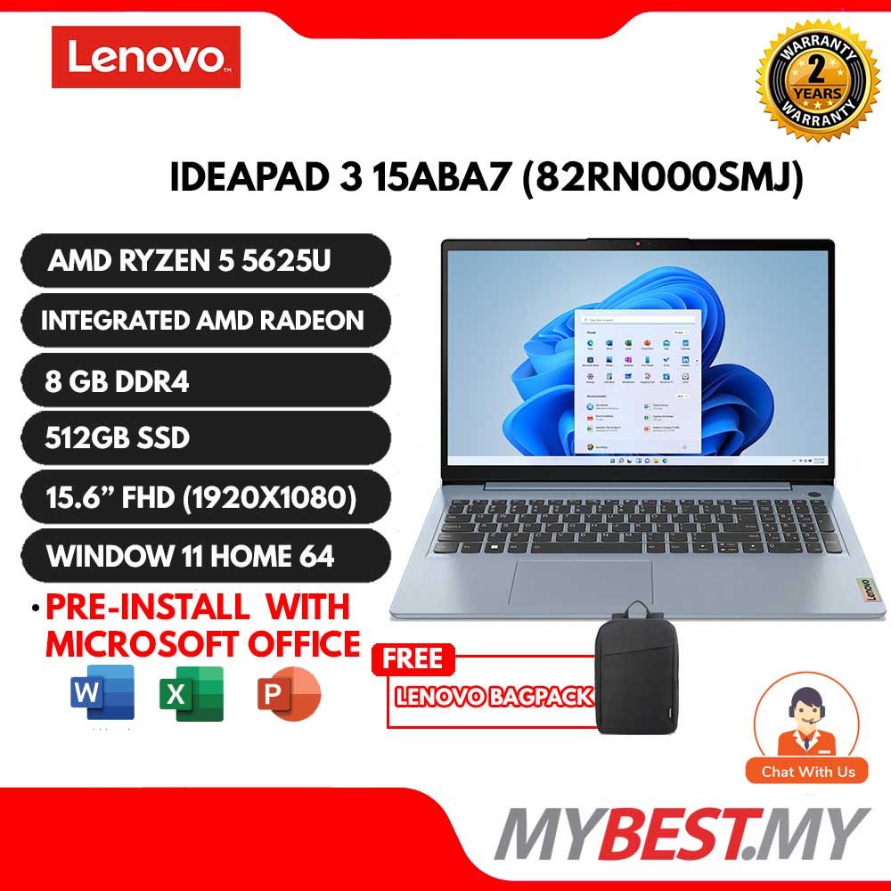 LENOVO IDEAPAD 3 IP3 15ABA7 82RN000SMJ (Misty ) / 82RN00BYMJ (Blue ...