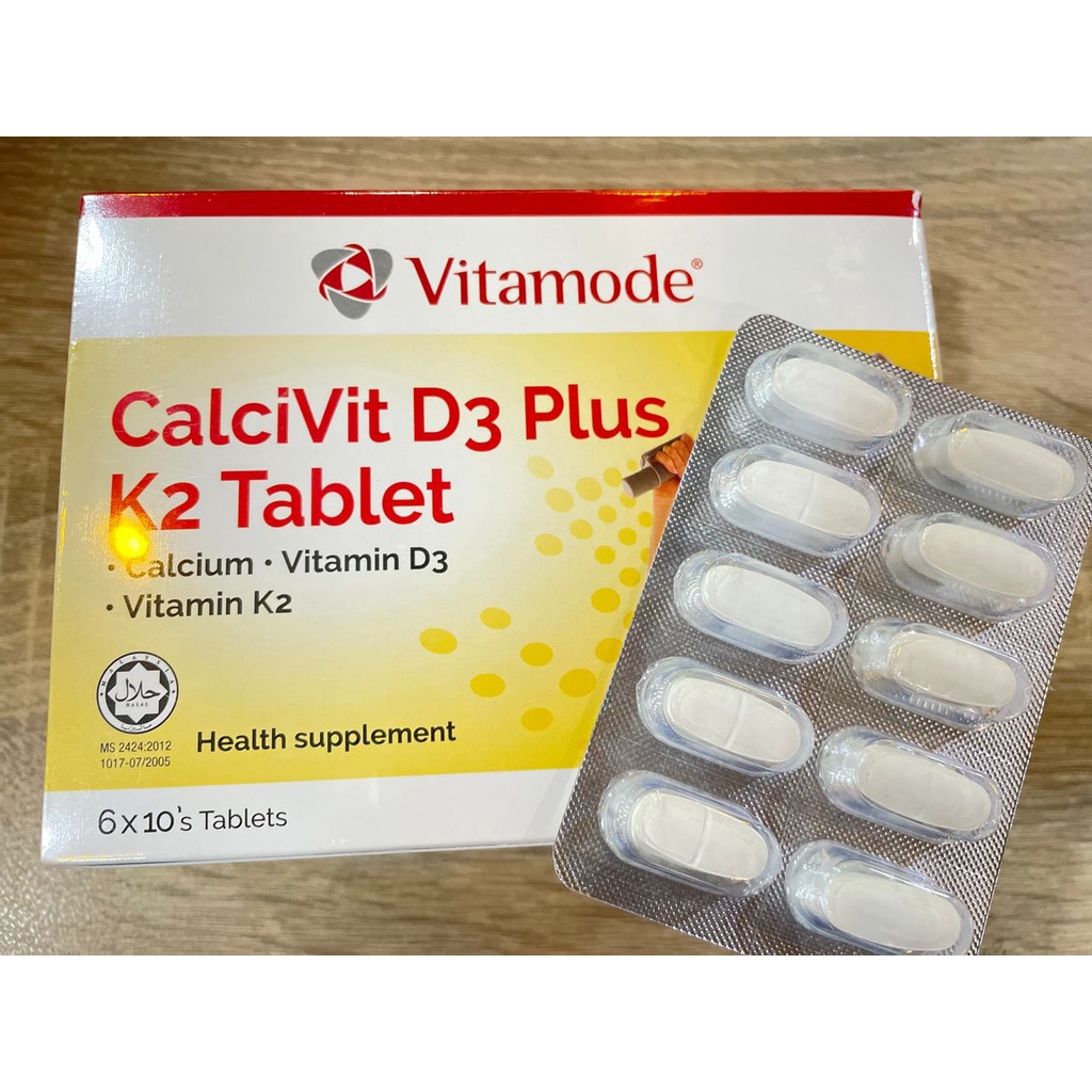 (FREE 10 CAPSUL) Calcivit D3 Plus K2 Tablet Shopee Malaysia