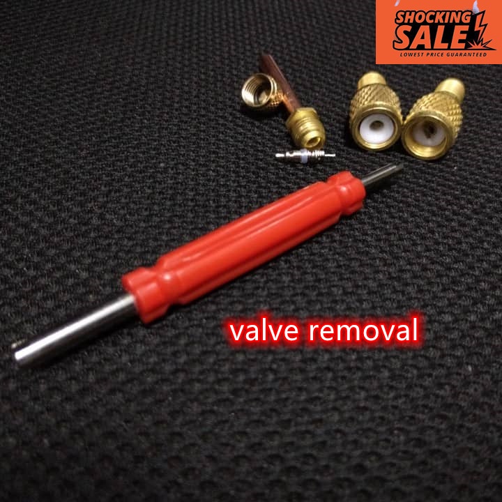 2 way valve core opener tool gas hos r12 r22 r134a r410 r600 r32 valve