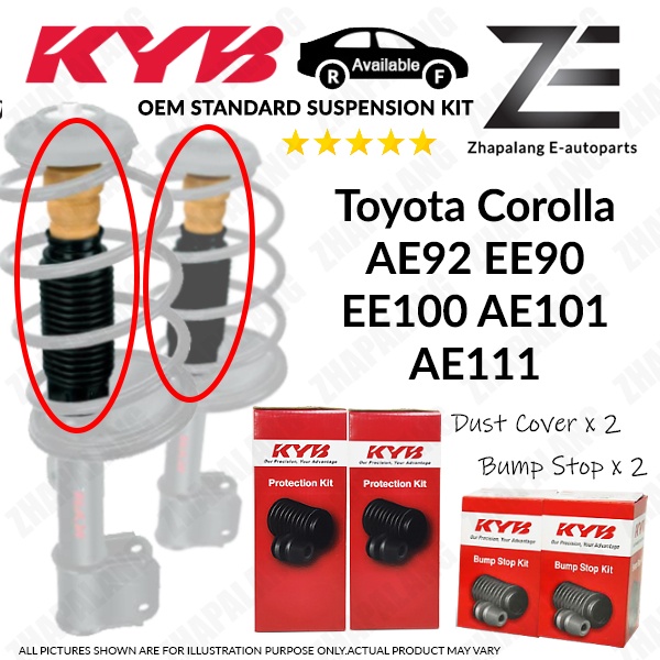 Toyota Corolla AE92 EE90 EE100 AE101 AE111 KYB Front Rear Absorber ...