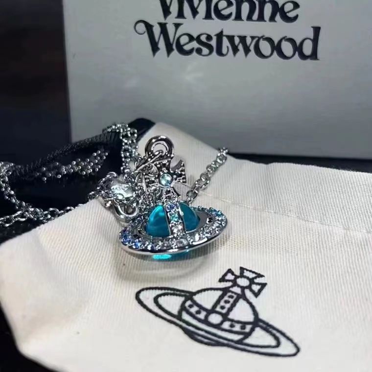 Vivienne westwood sales blue earrings