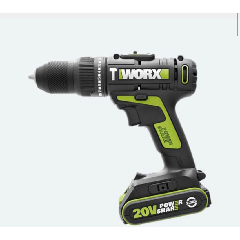 WORX WU179 2.0Ah Max LithiumIon Cordless 10mm 20V Impact Drill