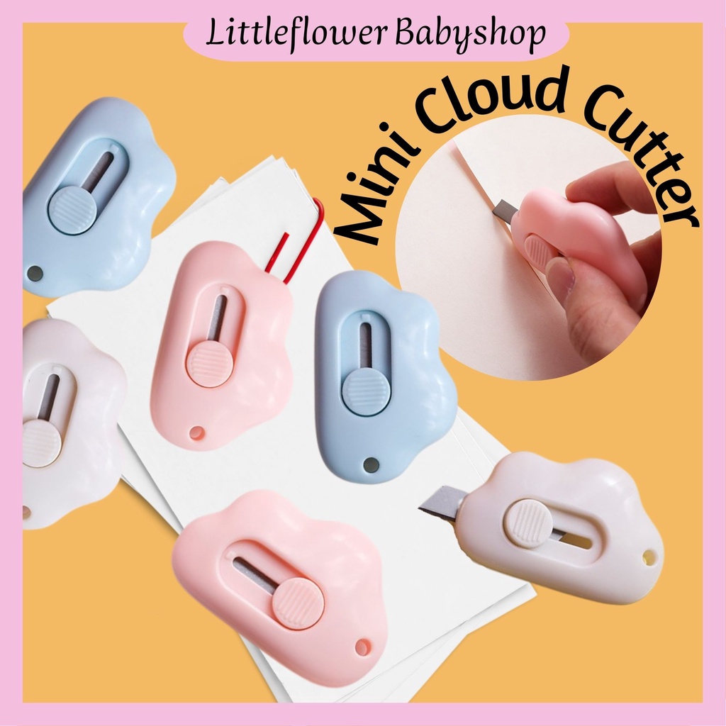 Cute Mini Cutter Cloud Knife Small Safe For Paper Unbox Parcel Uitility ...