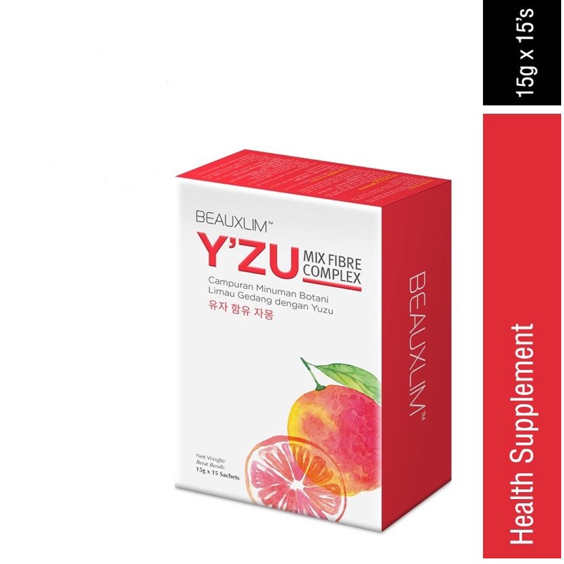 BEAUXLIM Y'ZU MIX F'BRE 15G X 15'S | Shopee Malaysia