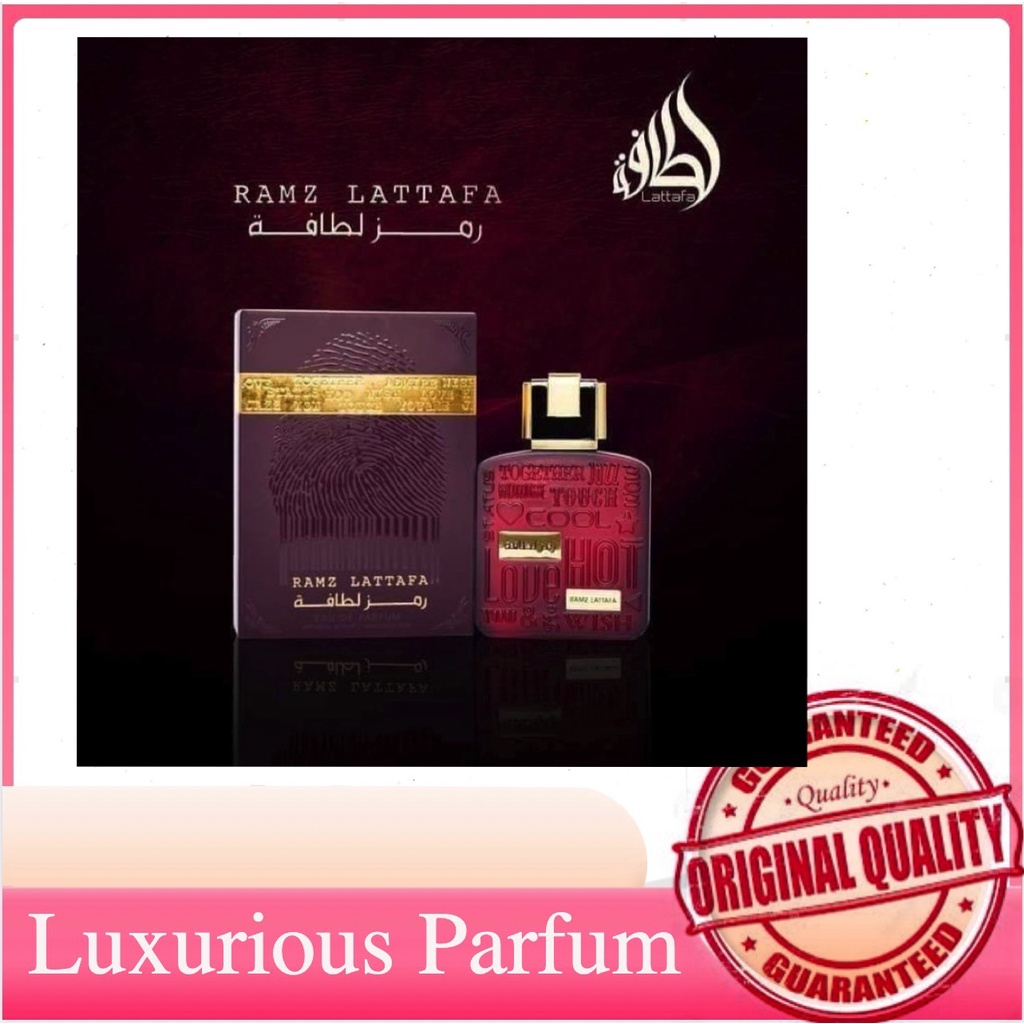 100% ORIGINAL Ramz lattafa gold perfume EDP Original from Dubai 100 ml ...